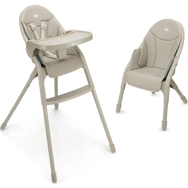 Фото - Стільчик для годування класичний Kinderkraft Dinnly Beige (KHDINN00BEG0000)
